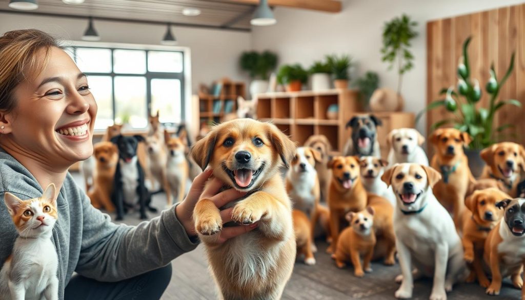 adoção de animais