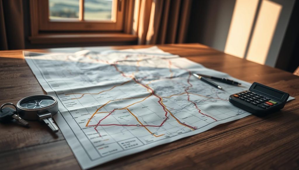 planejar rotas para economizar combustível